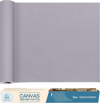 KING MOUNTAIN Canvas Repair Patch 16×60 Inch Self-Adhesive Waterproof Fabric by ForABetterHomeLife