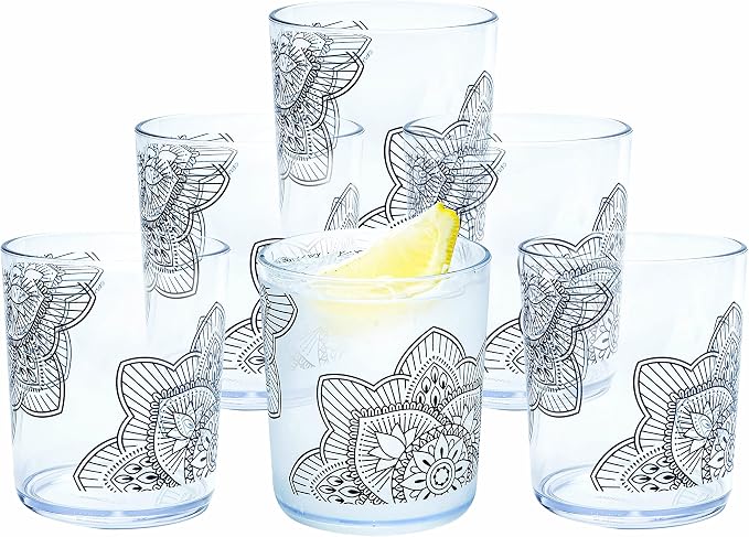 bzyoo BPA-Free Designed Dishwasher Safe 14 oz Plastic Tumbler Set which is by bzyoo