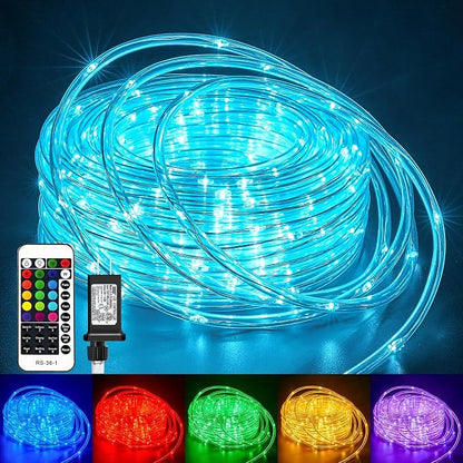 Minetom Color Changing Rope Lights Outdoor, 33FT 100 LED String Lights by Minetom