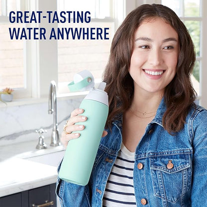 Brita Stainless Steel Premium Filtering Water Bottle, Replaces 300 Plastic - Image 6