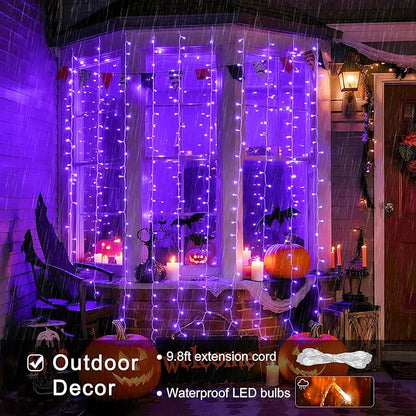 JMEXSUSS 300LED Purple Christmas Lights - Image 3