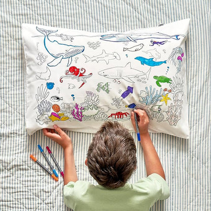 eatsleepdoodle - Coloring Pillowcase by eatsleepdoodle