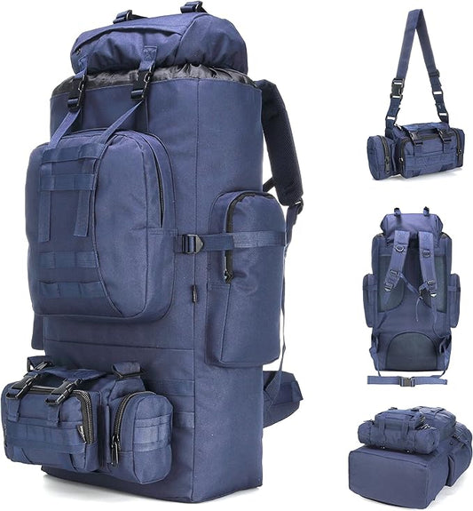 King'sGuard 100L Camping Hiking Backpack Molle Rucksack Military Camping by King%27sGuard
