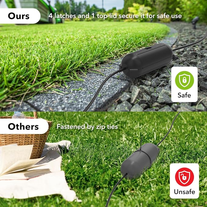 BN-LINK Outdoor Extension Cord Safety Cover, Cord Connector Protector Waterproof - Image 7