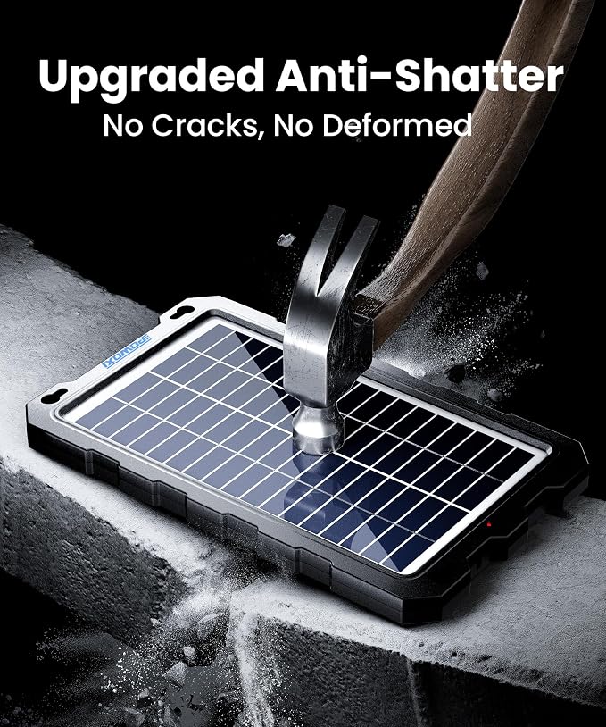 POWOXI Upgraded 7.5W-Solar-Battery-Trickle-Charger-Maintainer-12V Portable - Image 7