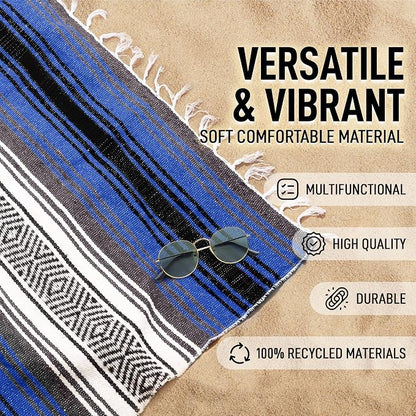 Hydration Nation Authentic Extra Large Mexican Blanket - Image 8