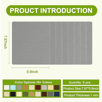 Besezx Canvas Repair Patch, Outdoor Gear Patch, 7.87x5.9 Inches 8PCS, - Image 2