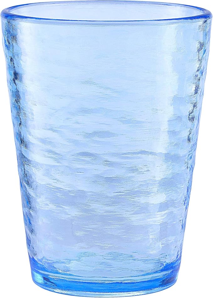 KLIFA- RIPPLE- 16 ounce, Acrylic Tumbler Drinking Glasses Cups, Stackable by KLIFAHome