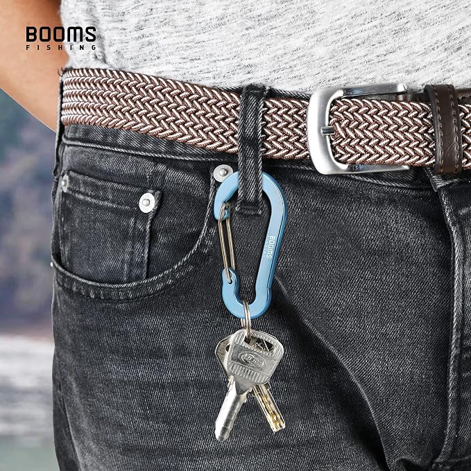 Booms Fishing CC5 Multi-Use Carabiner Clips, 10 Pack 2.7" Small Caribeener Clips - Image 3