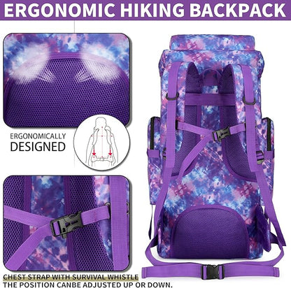 Hiking Backpack for Men 70L/100L Camping Backpack Military Rucksack Molle 3 - Image 5