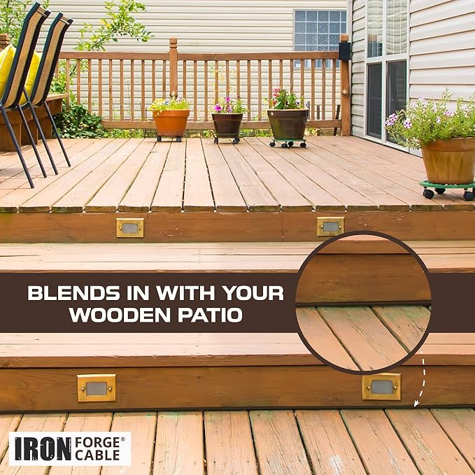 Iron Forge Cable Outdoor Brown Extension Cord 6 ft - Image 4