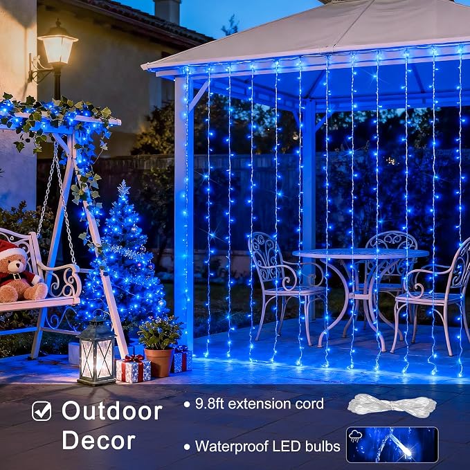 JMEXSUSS 300LED Curtain Lights - Image 3