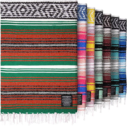 Hydration Nation Authentic Extra Large Mexican Blanket by ZulayKitchen