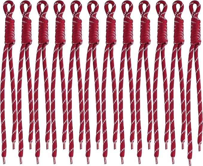 Paracord Keychain Paracord Bag Charm 12pcs Braided Nylon Rope Keychain Cord by Cmidy