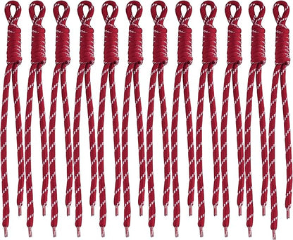 Paracord Keychain Paracord Bag Charm 12pcs Braided Nylon Rope Keychain Cord by Cmidy