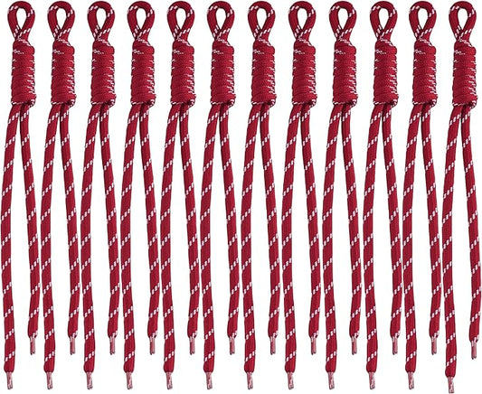 Paracord Keychain Paracord Bag Charm 12pcs Braided Nylon Rope Keychain Cord by Cmidy