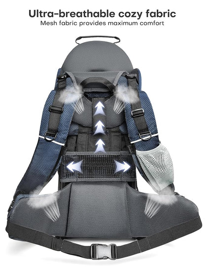 besrey Baby Backpack Carrier, Toddler Hiking Backpack - Image 6