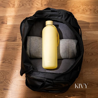 KIVY Large Water Bottle 50oz Fits Backpack & Cupholder - Image 2