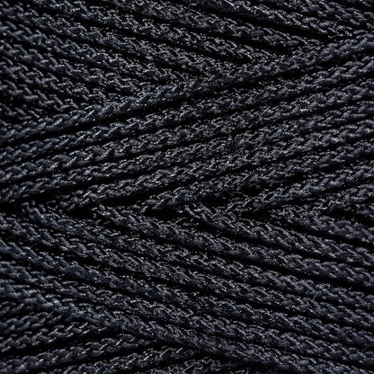 Hongda #9 Braided Bank Line Twine, 989 Feet Black Bonded Nylon Gangion Line - Image 2