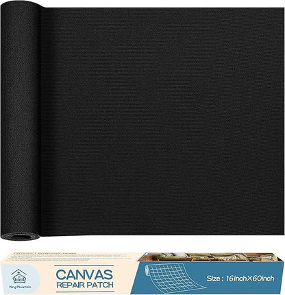 KING MOUNTAIN Canvas Repair Patch 16×60 Inch Self-Adhesive Waterproof Fabric by ForABetterHomeLife