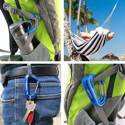 12kN 3.2"x2" Heavy-Duty Carabiner Clips - Image 6