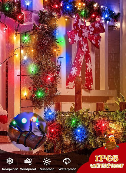 Brightown Solar Christmas Lights Outdoor, 4 Pack Total 184FT 480 LED Solar - Image 5