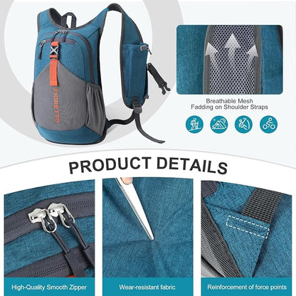 FIORETTO 10L Hiking Backpack for Women Men Mini Packable Backpack Lightweight - Image 7