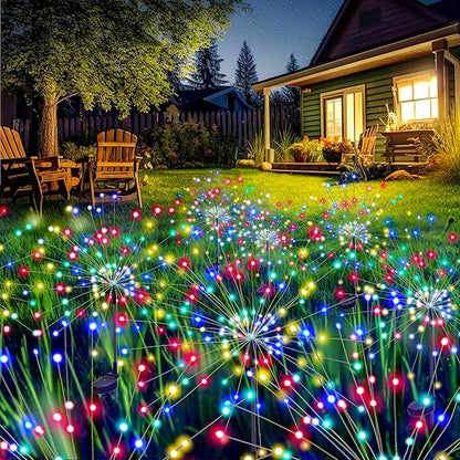 GIGALUMI Garden Decor Outdoor Lights 120LED 8Pack, Solar Garden Lights Outside - Image 9