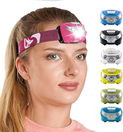Foxelli USB-C Rechargeable LED Headlamp – Super Bright, Lightweight Head Lamp - Image 8