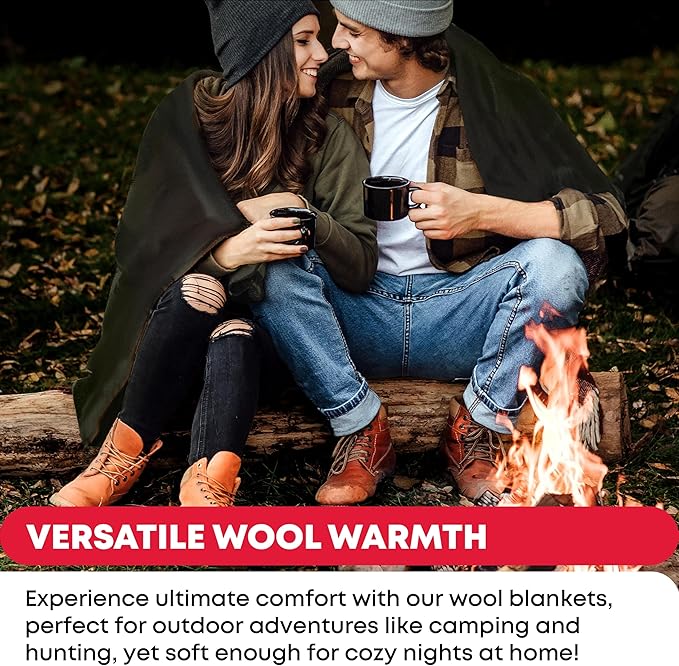 Ever Ready First Aid Military Wool Blanket - Image 4