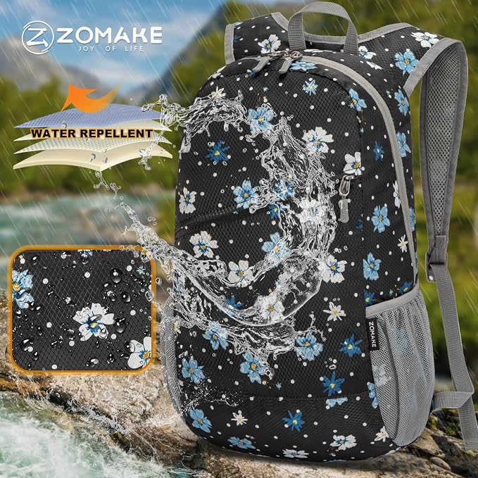 ZOMAKE Lightweight Packable Backpack, Foldable Backpacks Small Daypack - Image 5
