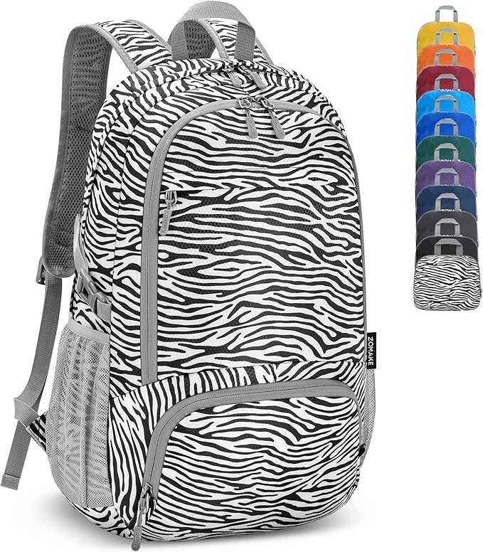 ZOMAKE Lightweight Packable Backpack 30L, Foldable Hiking Backpacks Water by ZOMAKE