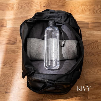 KIVY Large Water Bottle 50oz Fits Backpack & Cupholder - Image 2