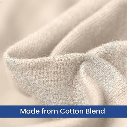 Linteum Textile Cotton Blended Hospital Patient Bath Blanket, Bed Bath Sheet - Image 2