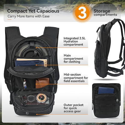 MARCHWAY Tactical Molle Hydration Pack - Image 3