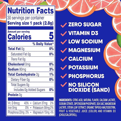GoHydrate Low Sodium Electrolytes Powder Packets Sugar Free - Image 6