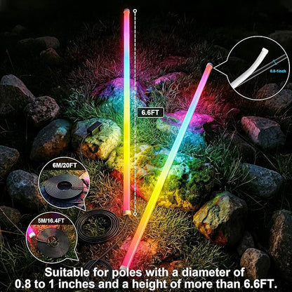 AILBTON 2-Pack 6.6FT RGB+IC Neon Ambient Light - Image 4