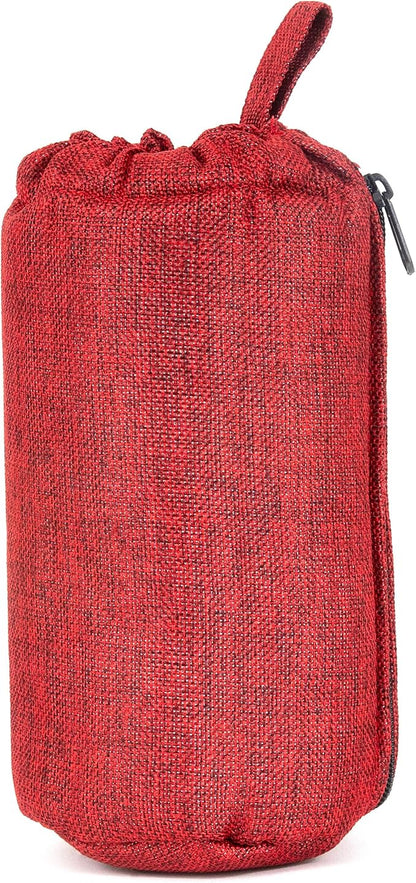 Nickel Bags Padded Drawstring Duffle Tube, Hemp Protective Sling Bag - Image 3