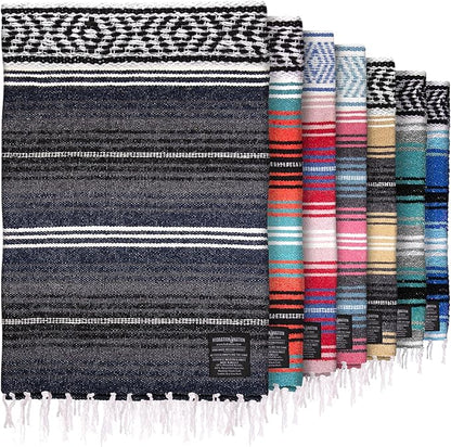 Hydration Nation Authentic Extra Large Mexican Blanket by ZulayKitchen