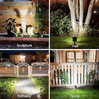 Solar Lights Outdoor Waterproof IP65, Super Bright LED, 6500K 2 Lighting Modes - Image 4