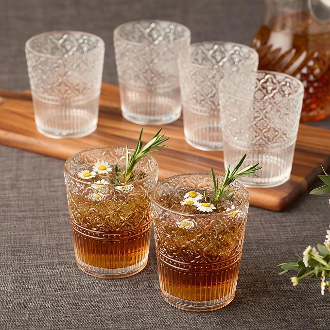 Victoria Clear Set of 6 Premium Acrylic DOF Glass 16 oz – Unbreakable Drinkware - Image 5