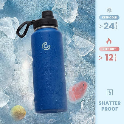 Sports Water Bottle 40oz, Insulated Water Bottle - Image 4