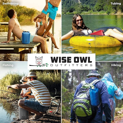 Wise Owl Outfitters Waterproof Dry Bag 3-Pack – Lightweight & Airtight - Image 5