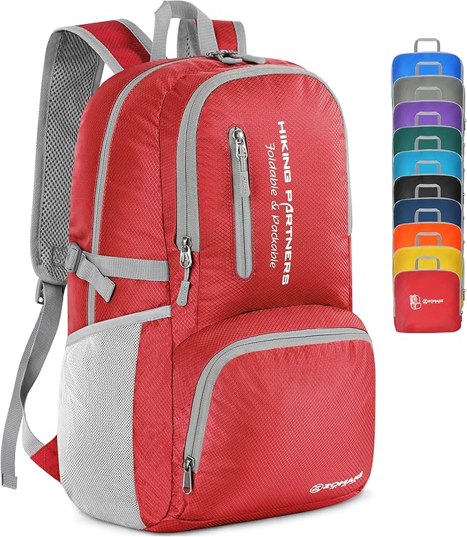 ZOMAKE Lightweight Packable Backpack, 35L Light Foldable Hiking Backpacks Water by ZOMAKE
