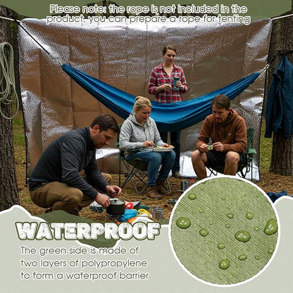 Kingdder 1 Pcs Heavy Duty Emergency Blankets - Image 5