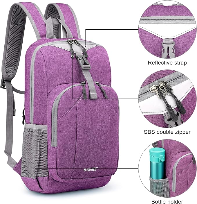 G4Free Mini 10L Hiking Daypack Small Hiking Backpack Cycling Compact Shoulder - Image 6