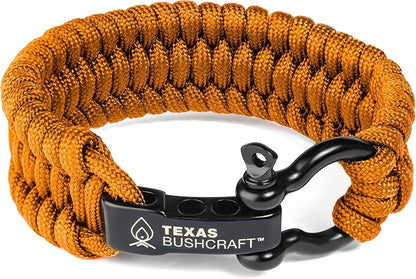 Texas Bushcraft Firecraft Cord Survival Bracelet – Paracord Bracelet by TexasBushcraft