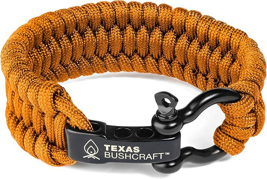 Texas Bushcraft Firecraft Cord Survival Bracelet – Paracord Bracelet by TexasBushcraft