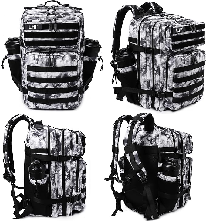 LHI Military Tactical Backpack for Men Molle Daypack 45L Army 3 Days Assault - Image 3