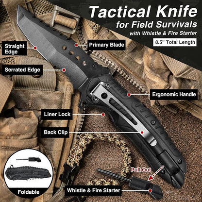Survival First Aid Kit with Israeli Bandage, Chest Seal, Tourniquet, Tactical - Image 9